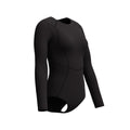 Speedo Women's Colorblock Long Sleeve Zip Back One Piece Swimsuit  One Piece Swimsuits  Speedo