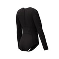 Speedo Women's Colorblock Long Sleeve Zip Back One Piece Swimsuit  One Piece Swimsuits  Speedo