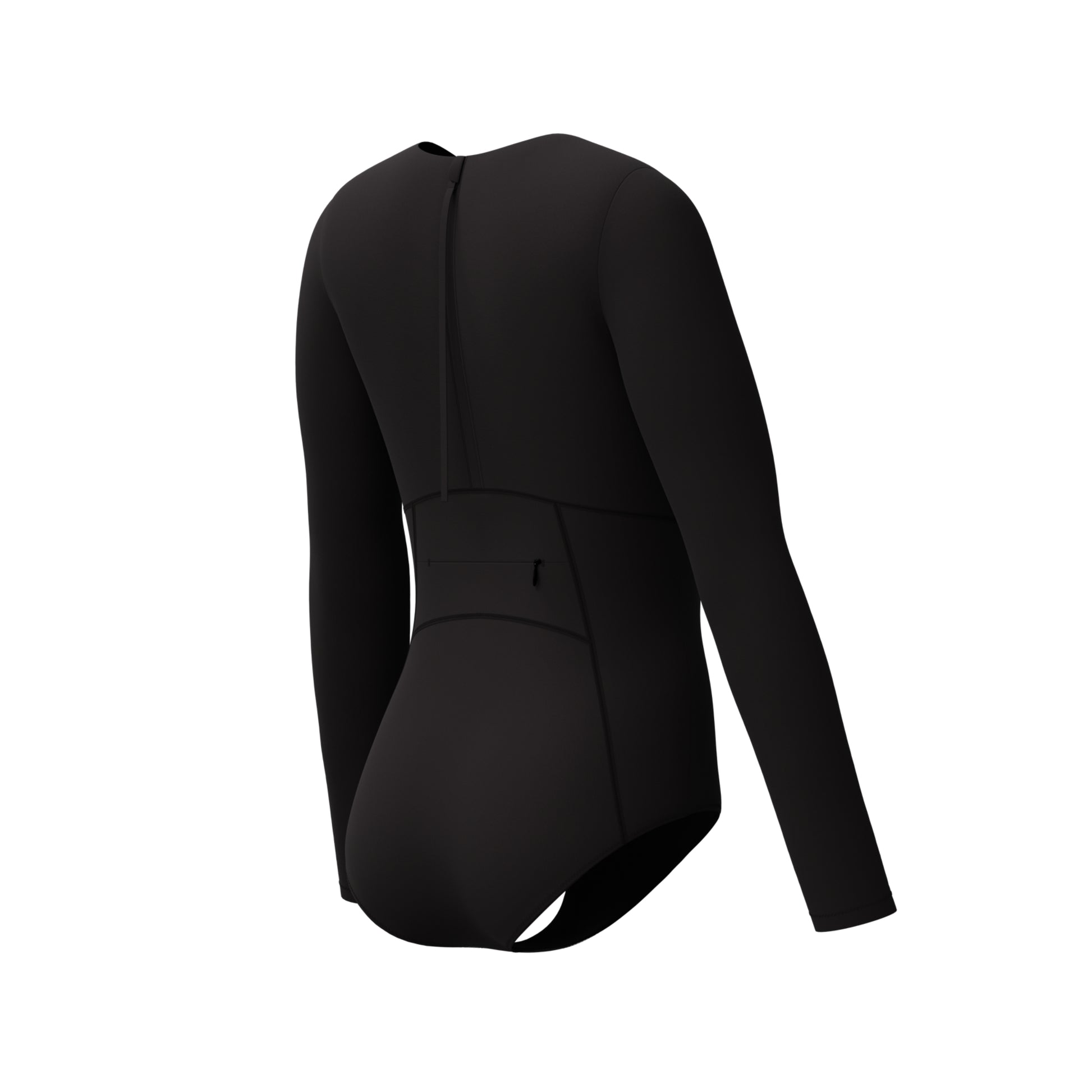 Speedo Women's Colorblock Long Sleeve Zip Back One Piece Swimsuit  One Piece Swimsuits  Speedo