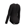 Speedo Women's Colorblock Long Sleeve Zip Back One Piece Swimsuit  One Piece Swimsuits  Speedo
