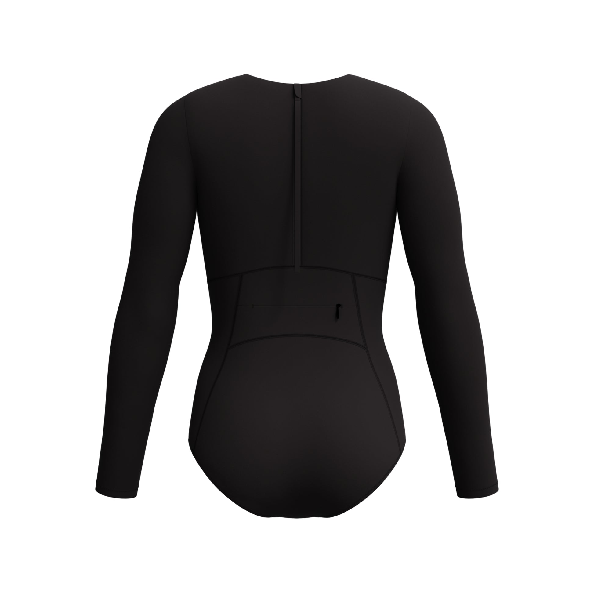 Speedo Women's Colorblock Long Sleeve Zip Back One Piece Swimsuit  One Piece Swimsuits  Speedo