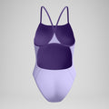 Speedo Women's Solid Turnback One Piece Swimsuit  Competition Swimsuits  Speedo