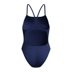 Speedo Women's Solid Turnback One Piece Swimsuit  Competition Swimsuits  Speedo