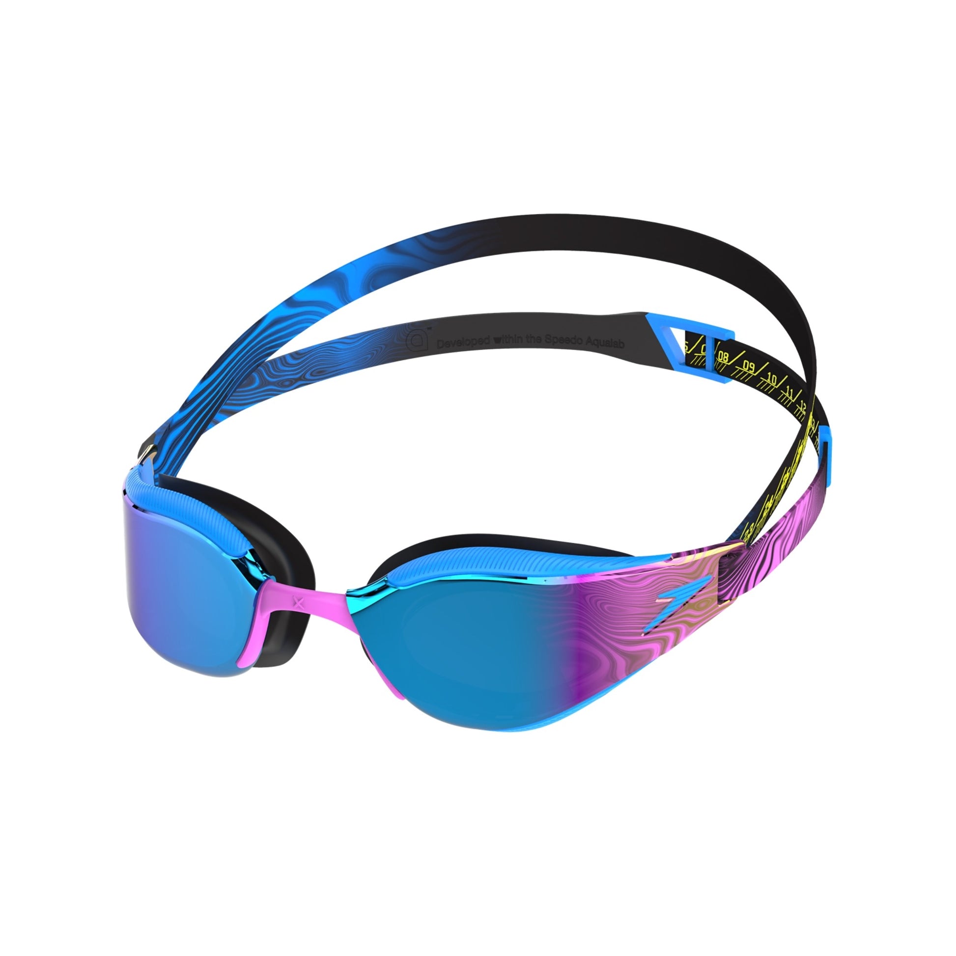 Speedo Fastskin Hyper Elite Mirror Goggles  Swim Goggles  Speedo