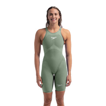 Clearance Speedo Women's  LZR Valor 2.0 Openback Kneeskin USA Technical Swimsuit  Technical Swimsuits  Speedo