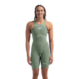 Clearance Speedo Women's  LZR Valor 2.0 Openback Kneeskin USA Technical Swimsuit  Technical Swimsuits  Speedo