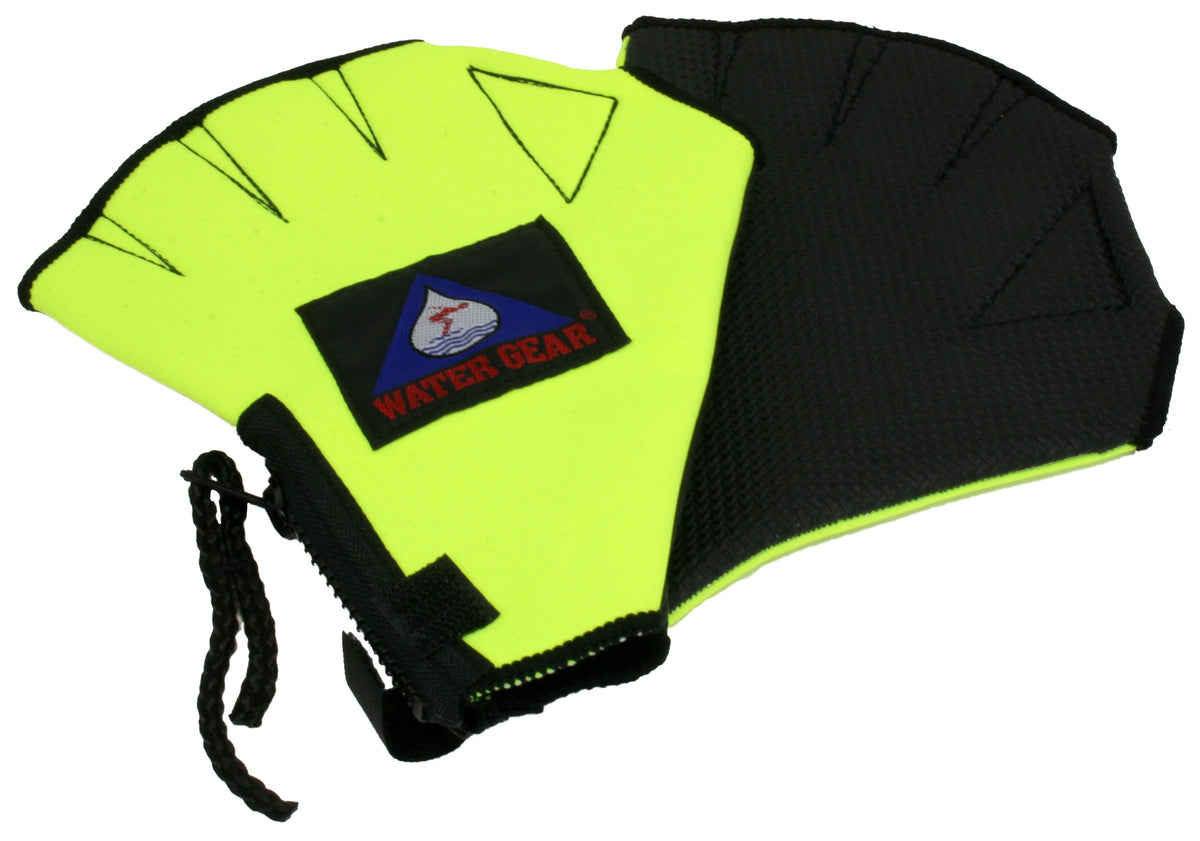 Water Gear All Neoprene Fingerless Force Gloves  Aqua Gloves and Swim Gloves  Water Gear