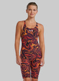 TYR Women's Thresher Hyperblitz Kneeskin Technical Suit  Technical Swimsuits  Tyr