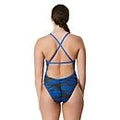 Speedo Women's Contort Stripes Crossback One Piece Swimsuit  One Piece Swimsuits  Speedo