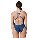 Speedo Women's Contort Stripes Crossback One Piece Swimsuit  One Piece Swimsuits  Speedo