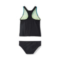 Speedo Girls Solid Horizontal Splice Tankini Set  Girls Tankini  Speedo