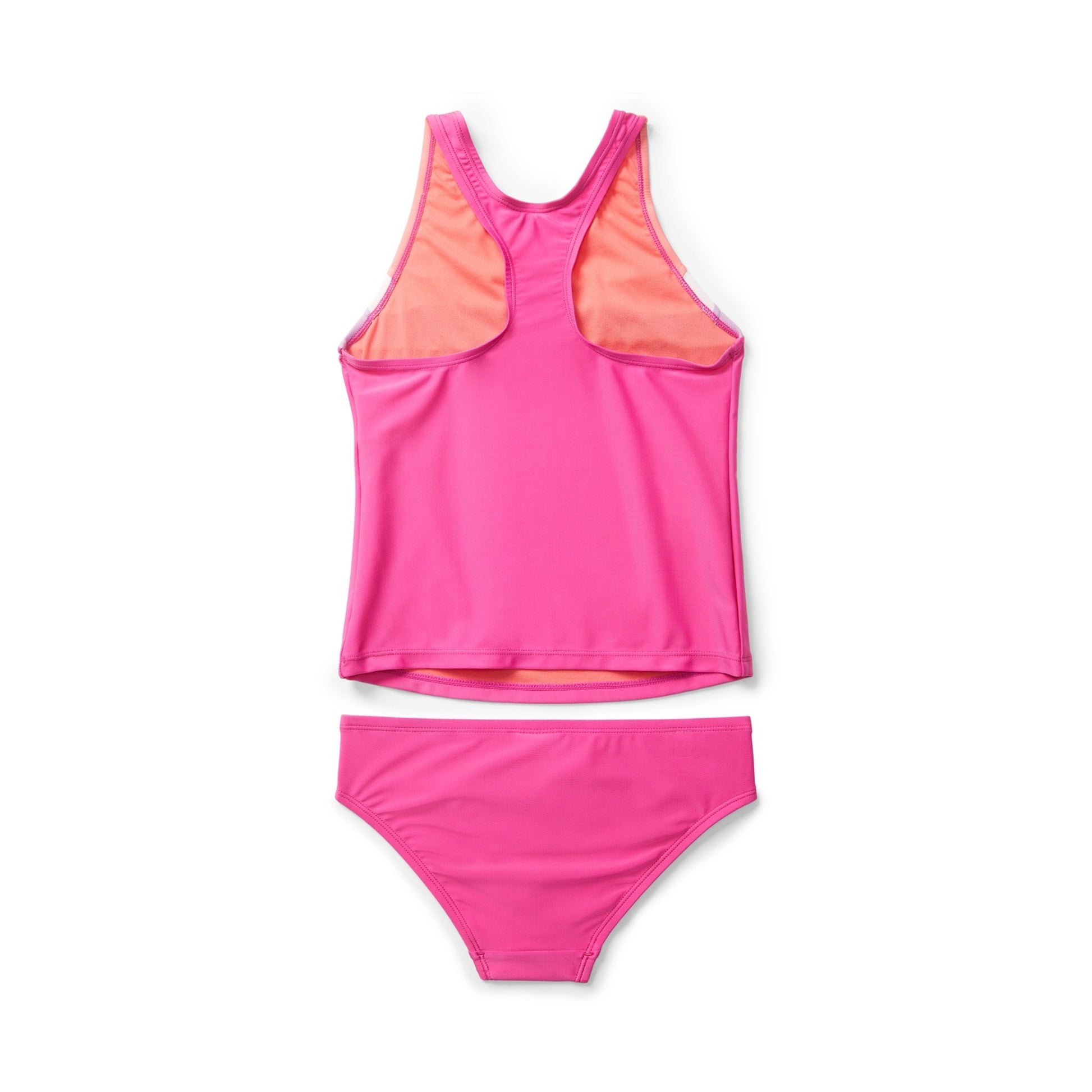 Speedo Girls Solid Horizontal Splice Tankini Set  Girls Tankini  Speedo