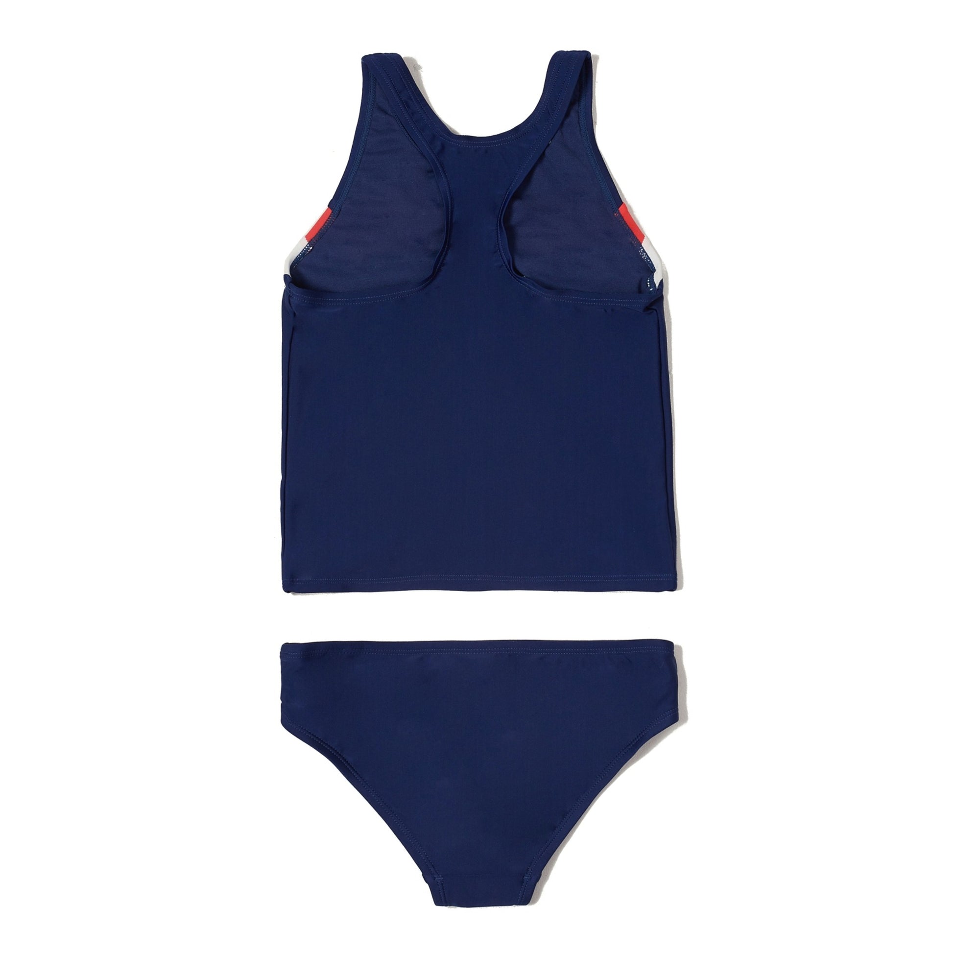 Speedo Girls Solid Horizontal Splice Tankini Set  Girls Tankini  Speedo