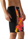 TYR Men's Shockwave High Waist Technical Jammer Swimsuit - Infrared  Technical Jammer  Tyr