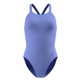 Speedo Women's Solid Powerback One Piece Swimsuit  One Piece Swimsuits  Speedo