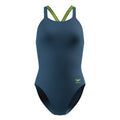 Speedo Women's Solid Powerback One Piece Swimsuit  One Piece Swimsuits  Speedo