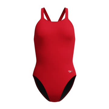 Speedo Women's Solid Endurasoft Leaderback One Piece Swimsuit