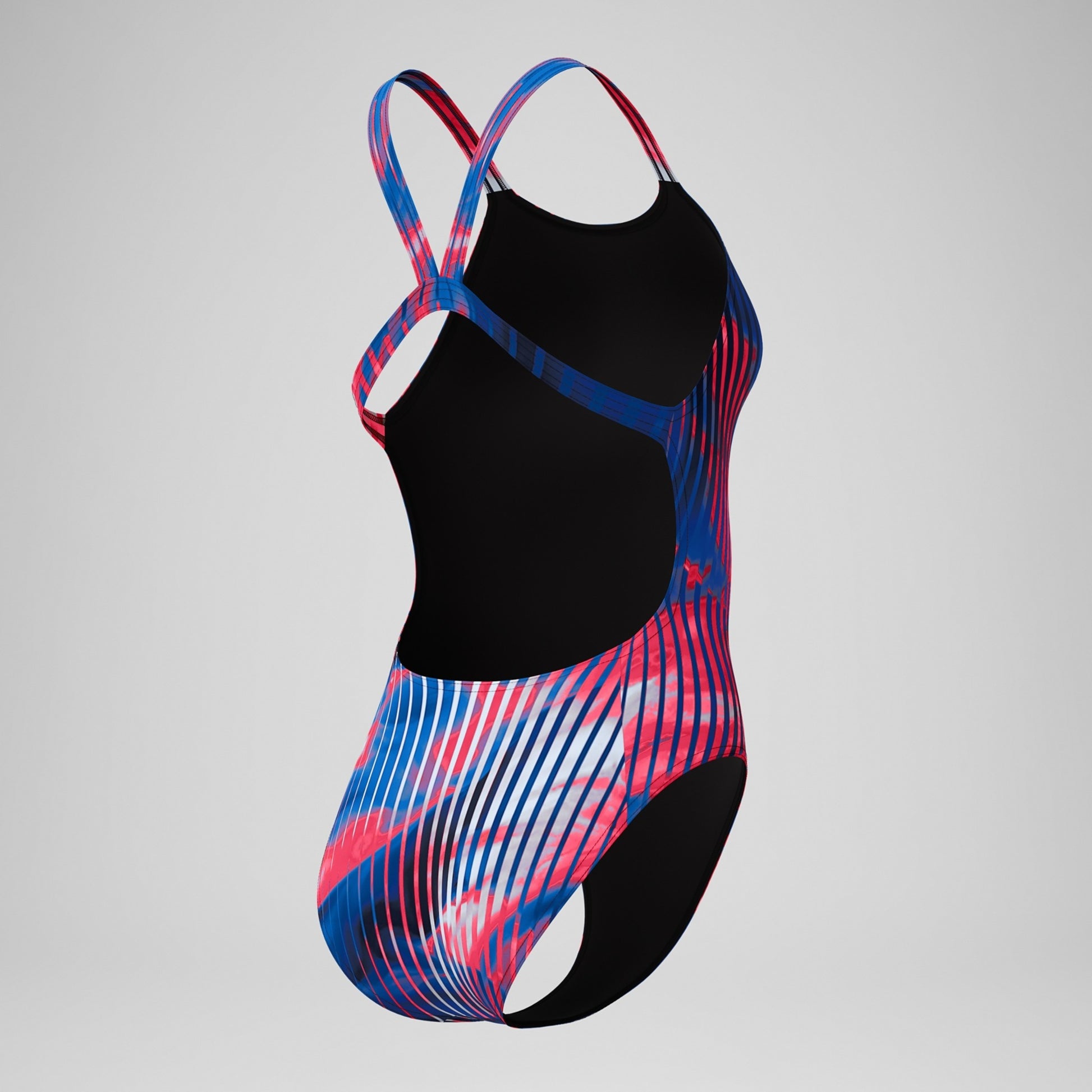 Speedo Women's Linear Lava Leaderback One Piece Swimsuit  One Piece Swimsuits  Speedo