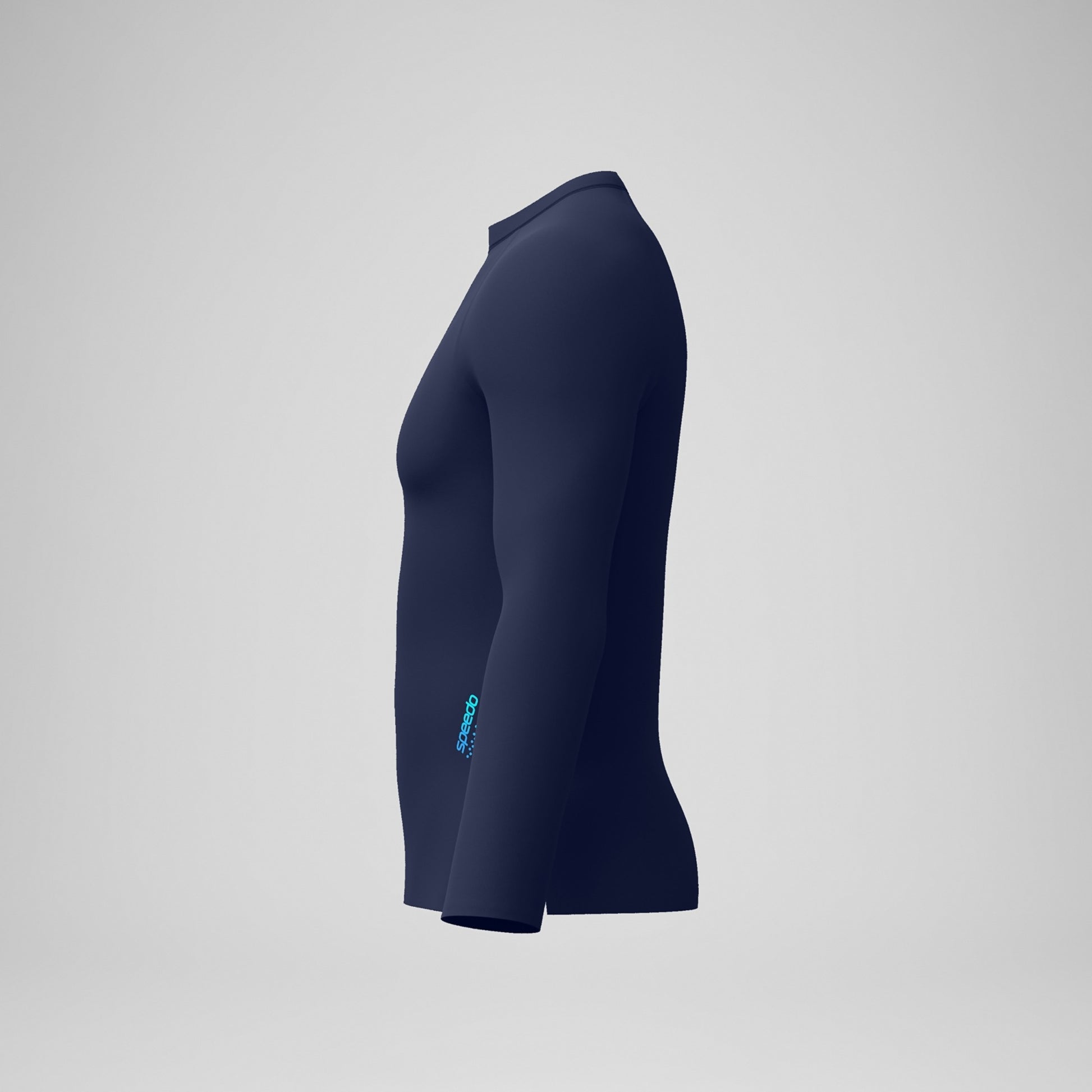 Speedo Men's Long Sleeve Solid Boom Rashguard  Long Sleeve Rash Guard  Speedo