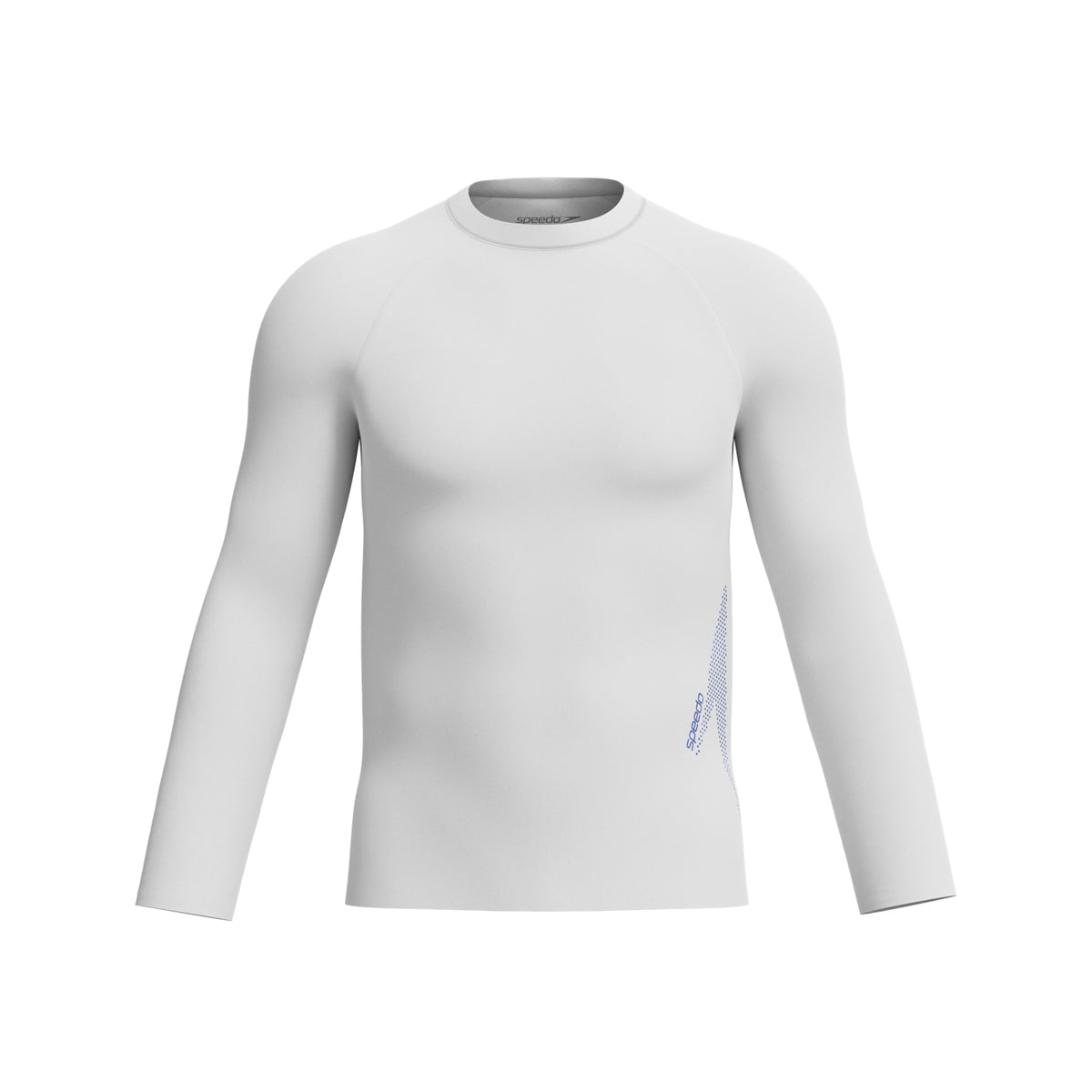 Speedo Men's Long Sleeve Solid Boom Rashguard  Long Sleeve Rash Guard  Speedo