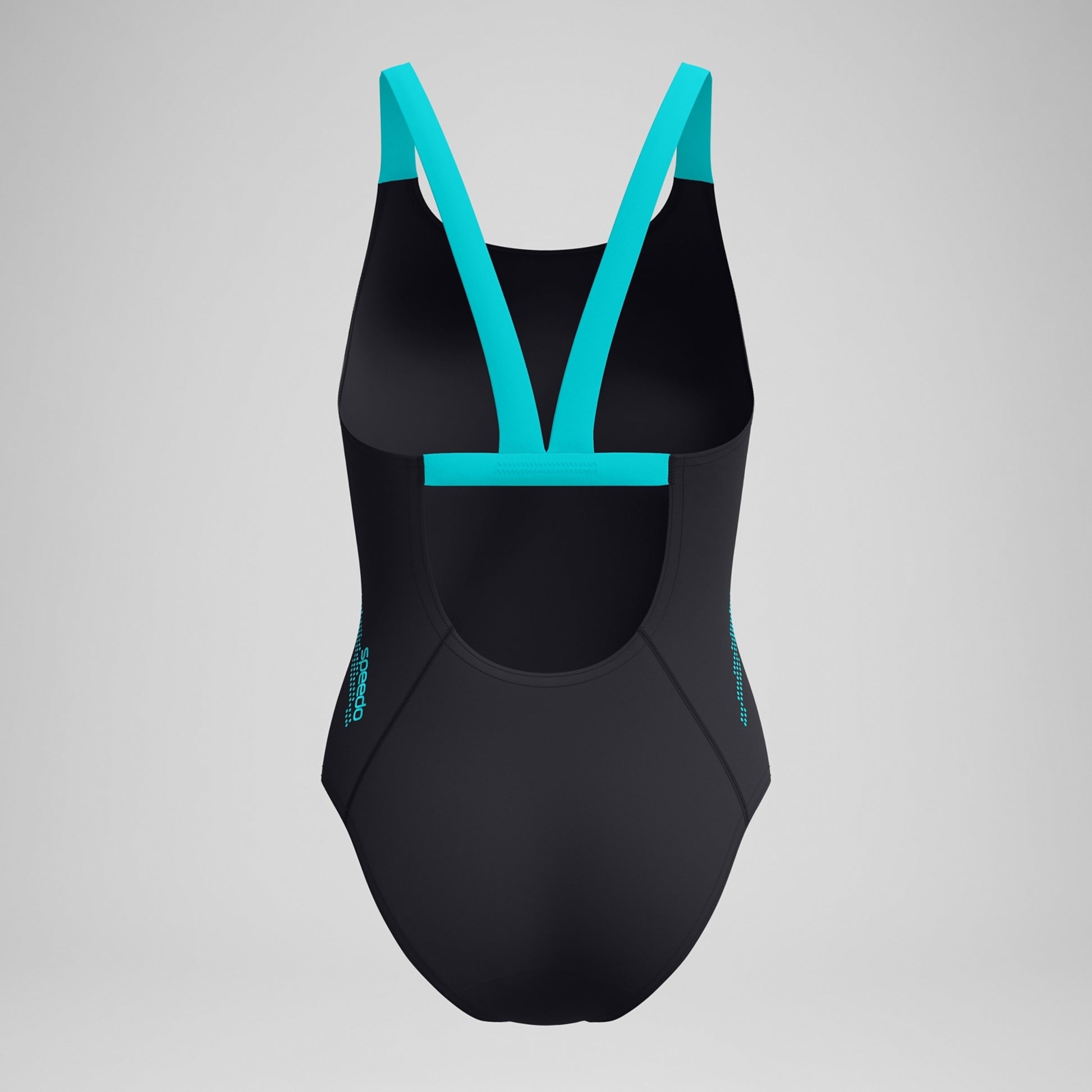 Speedo Women's Solid Boom Leaderback One Piece  One Piece Swimsuits  Speedo