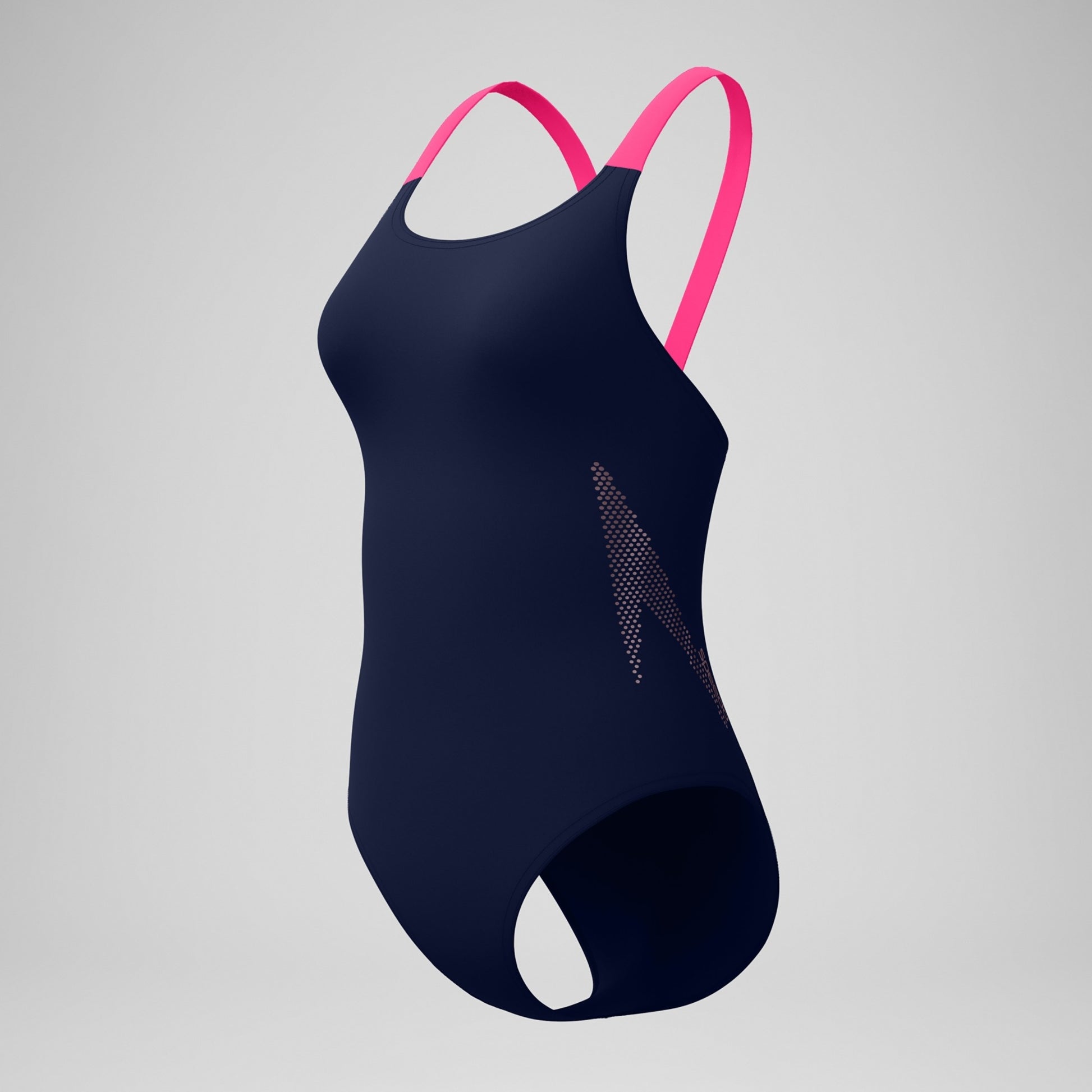 Speedo Women's Solid Boom Leaderback One Piece  One Piece Swimsuits  Speedo