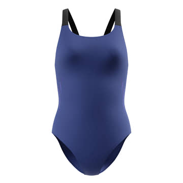Speedo Women's Solid Boom Leaderback One Piece