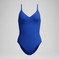 Speedo Women's Solid V-Neck One Piece Swimsuit  One Piece Swimsuits  Speedo