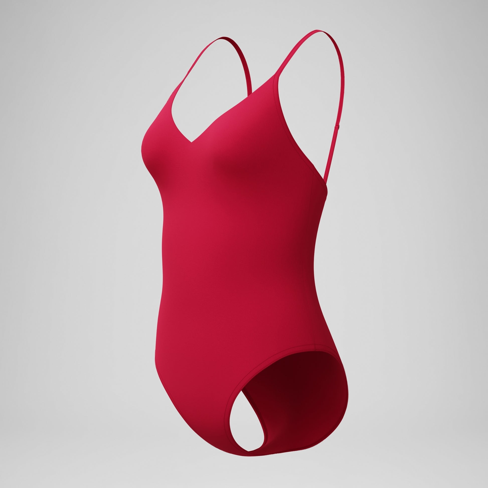 Speedo Women's Solid V-Neck One Piece Swimsuit  One Piece Swimsuits  Speedo