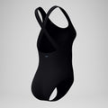 Speedo Women's Solid Scoop Neck One Piece Swimsuit  One Piece Swimsuits  Speedo