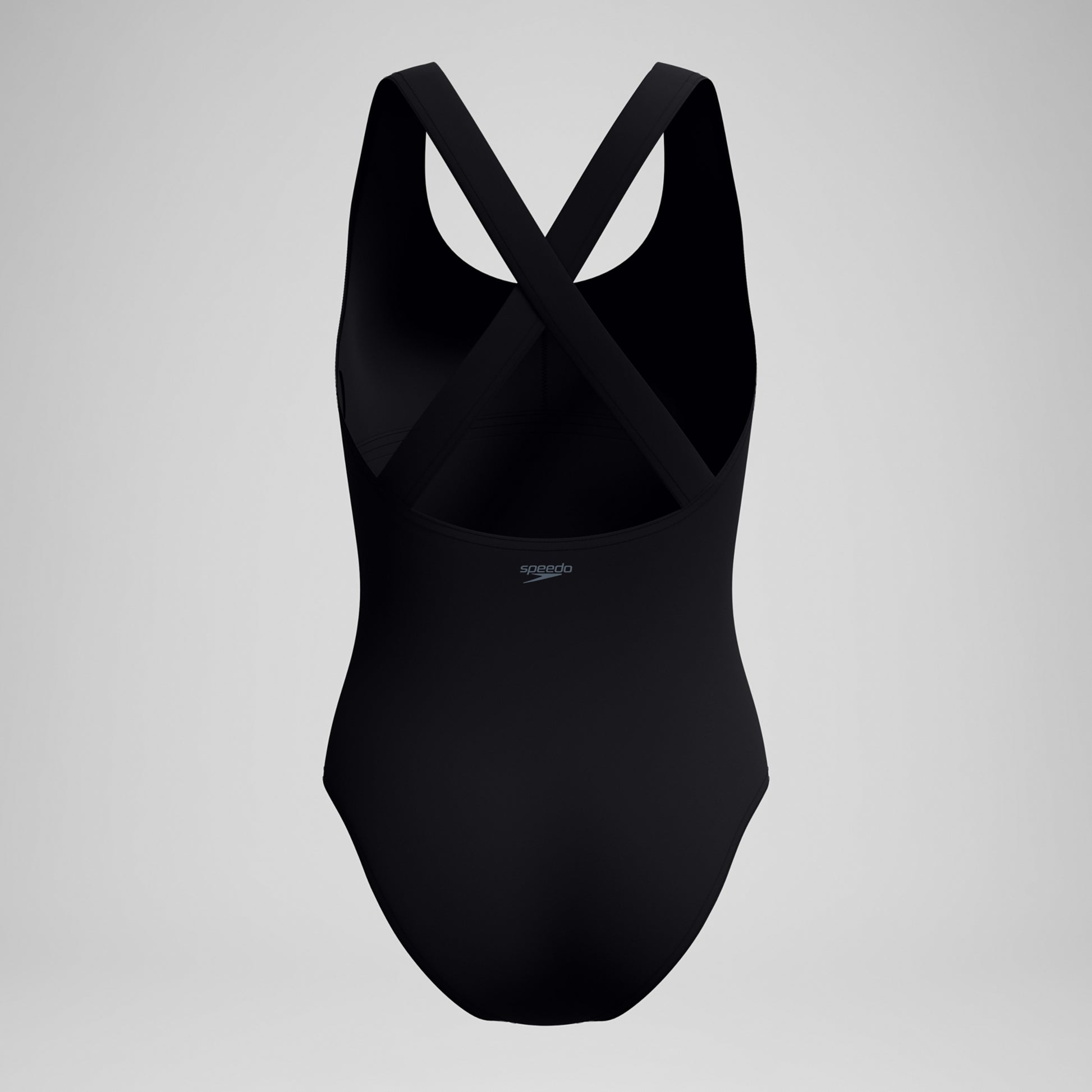 Speedo Women's Solid Scoop Neck One Piece Swimsuit  One Piece Swimsuits  Speedo