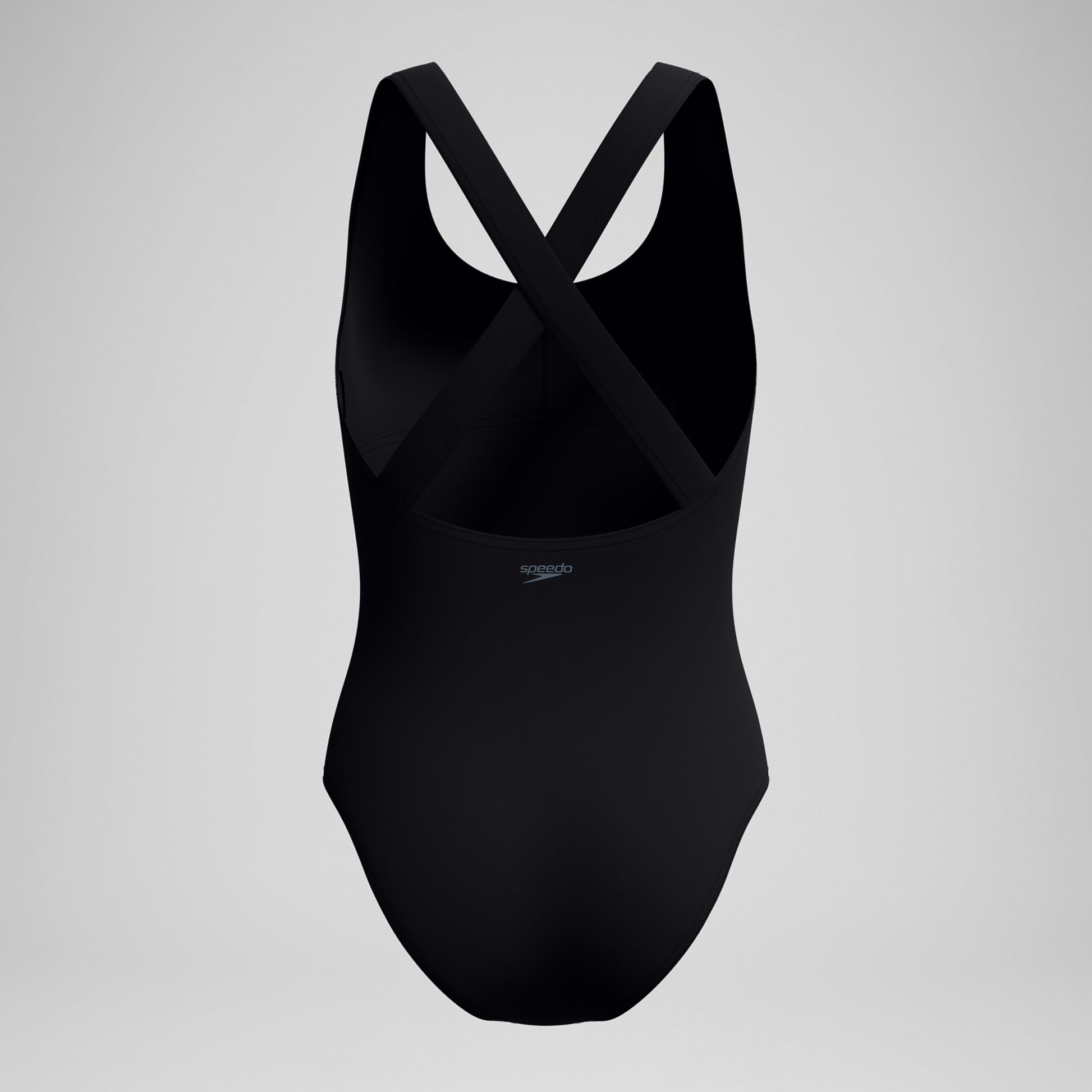 Speedo Women's Solid Scoop Neck One Piece Swimsuit  One Piece Swimsuits  Speedo