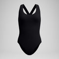 Speedo Women's Solid Scoop Neck One Piece Swimsuit  One Piece Swimsuits  Speedo