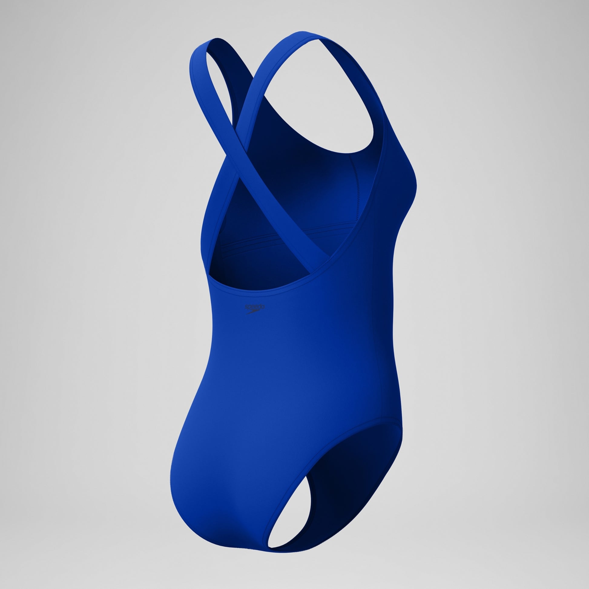 Speedo Women's Solid Scoop Neck One Piece Swimsuit  One Piece Swimsuits  Speedo