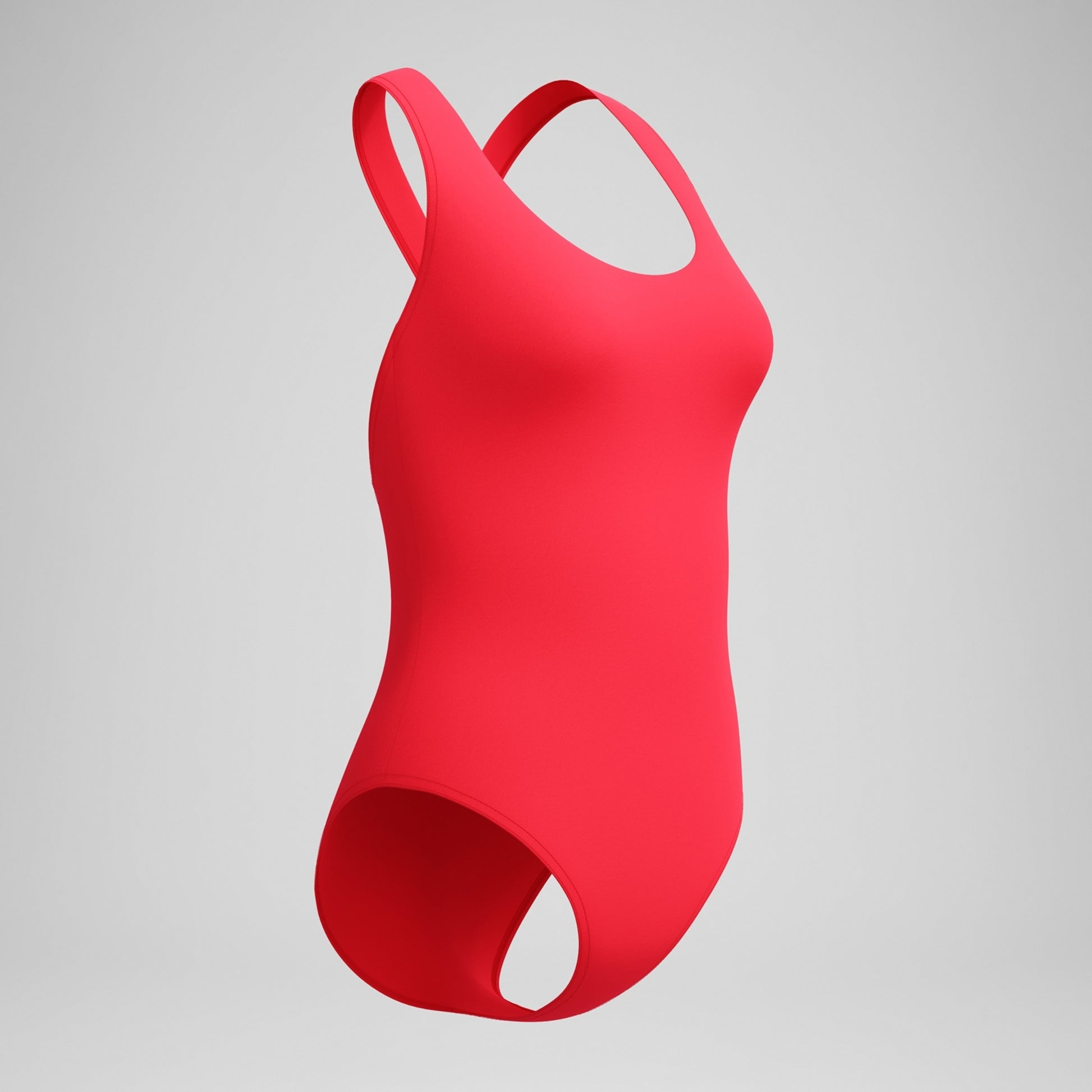 Speedo Women's Solid Scoop Neck One Piece Swimsuit  One Piece Swimsuits  Speedo