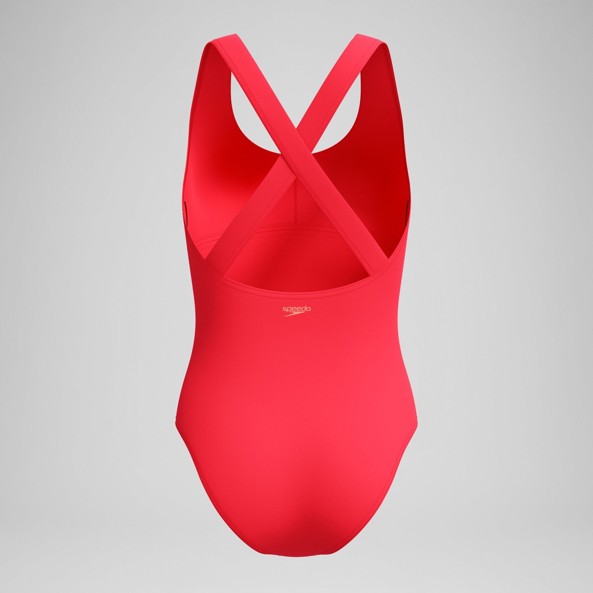 Speedo Women's Solid Scoop Neck One Piece Swimsuit  One Piece Swimsuits  Speedo