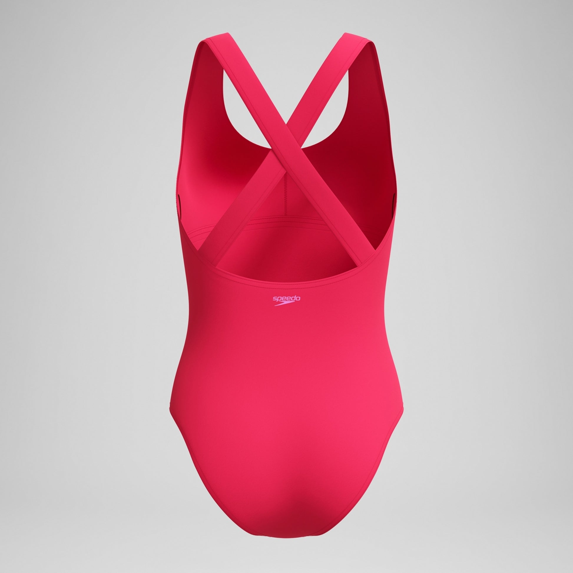 Speedo Women's Solid Scoop Neck One Piece Swimsuit  One Piece Swimsuits  Speedo