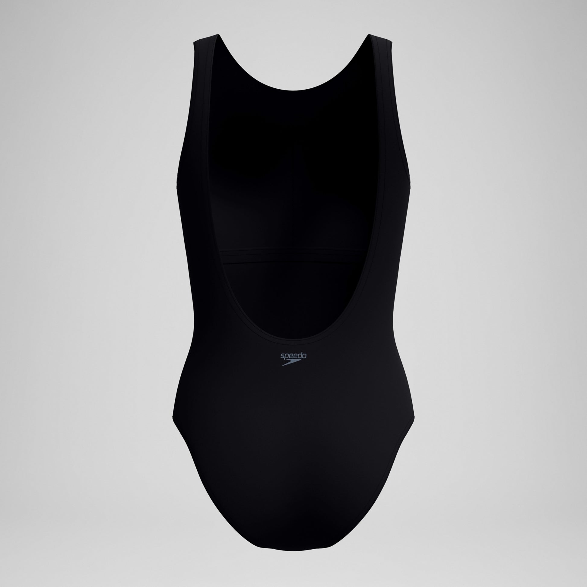 Speedo Women's Solid High Neck One Piece Swimsuit  One Piece Swimsuits  Speedo