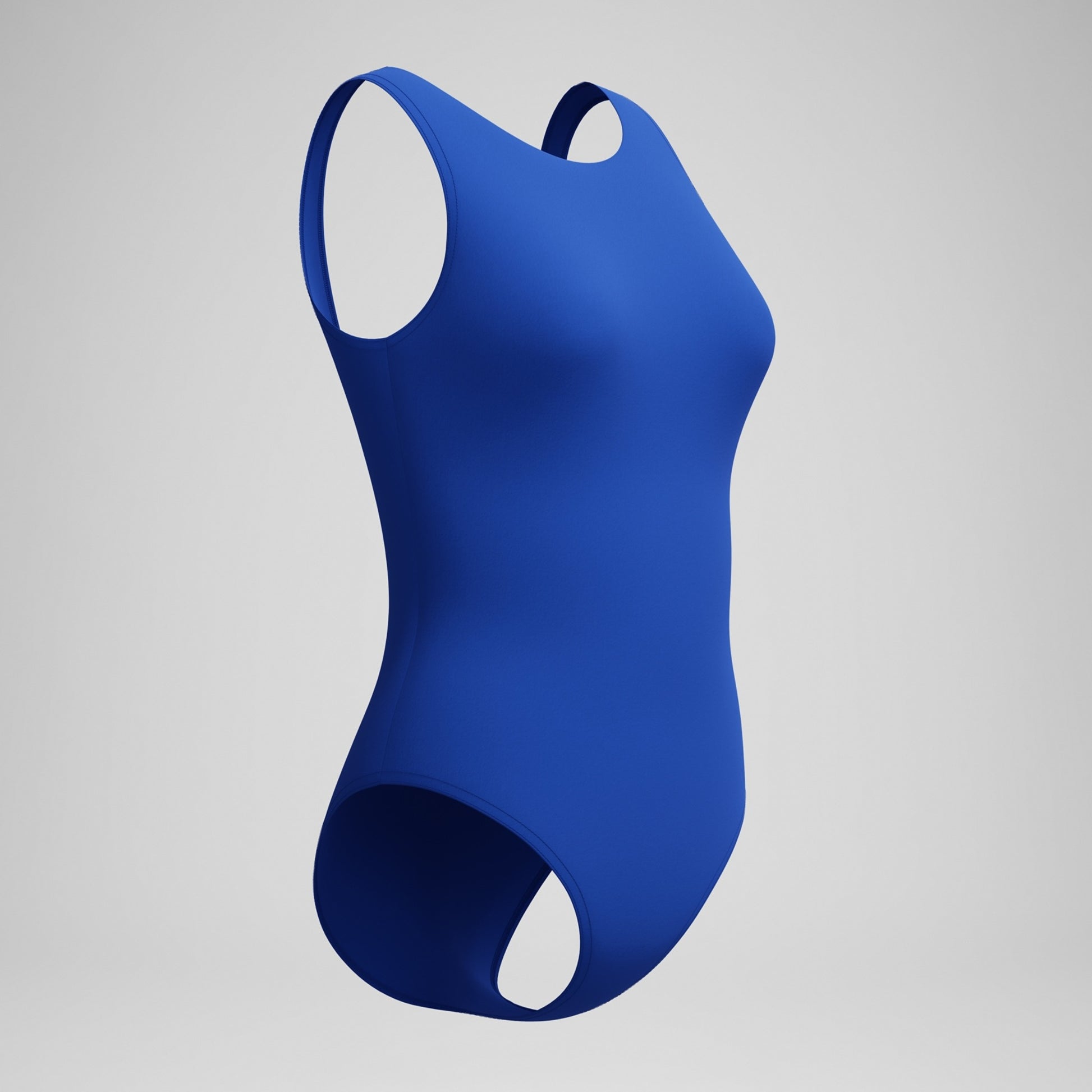 Speedo Women's Solid High Neck One Piece Swimsuit  One Piece Swimsuits  Speedo