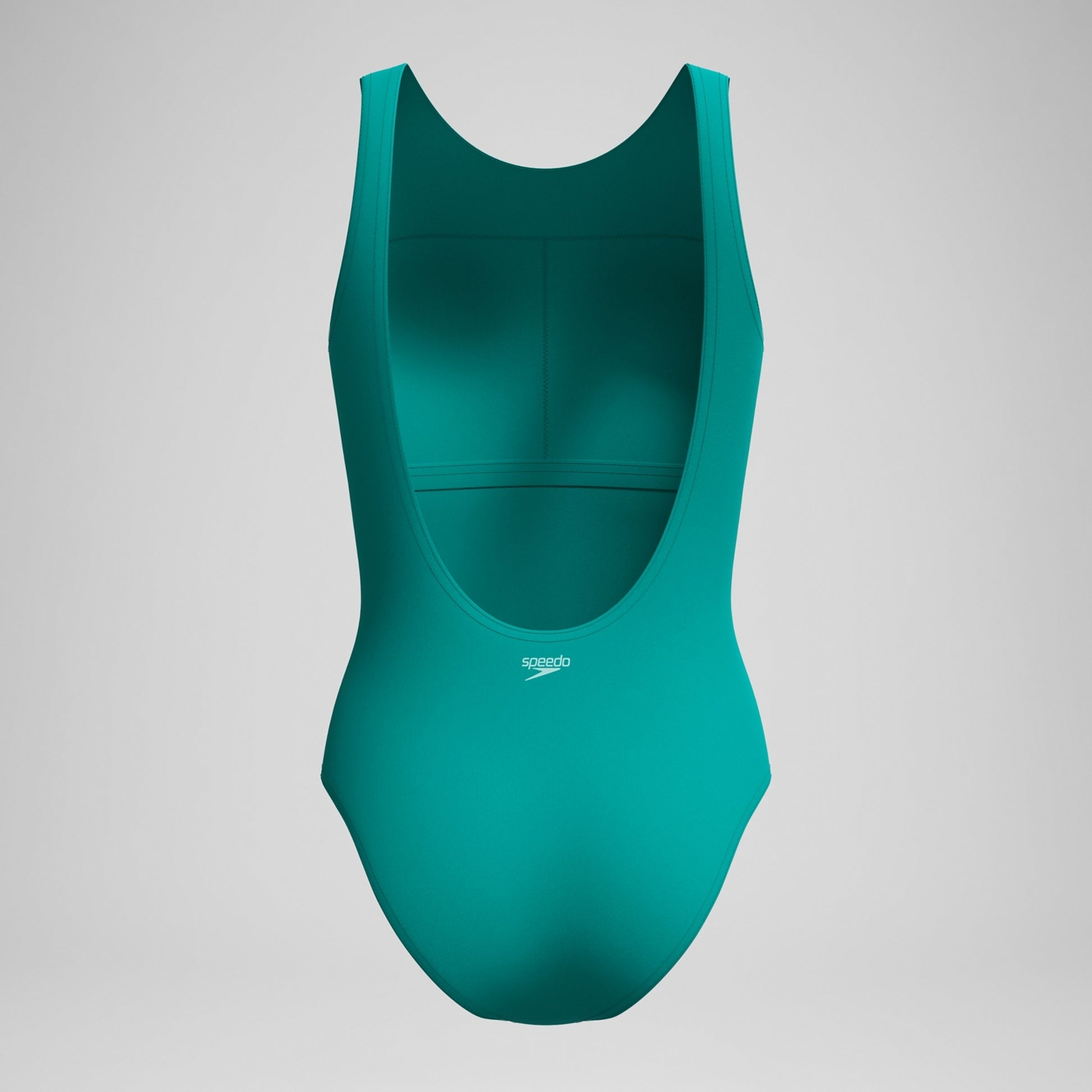 Speedo Women's Solid High Neck One Piece Swimsuit  One Piece Swimsuits  Speedo