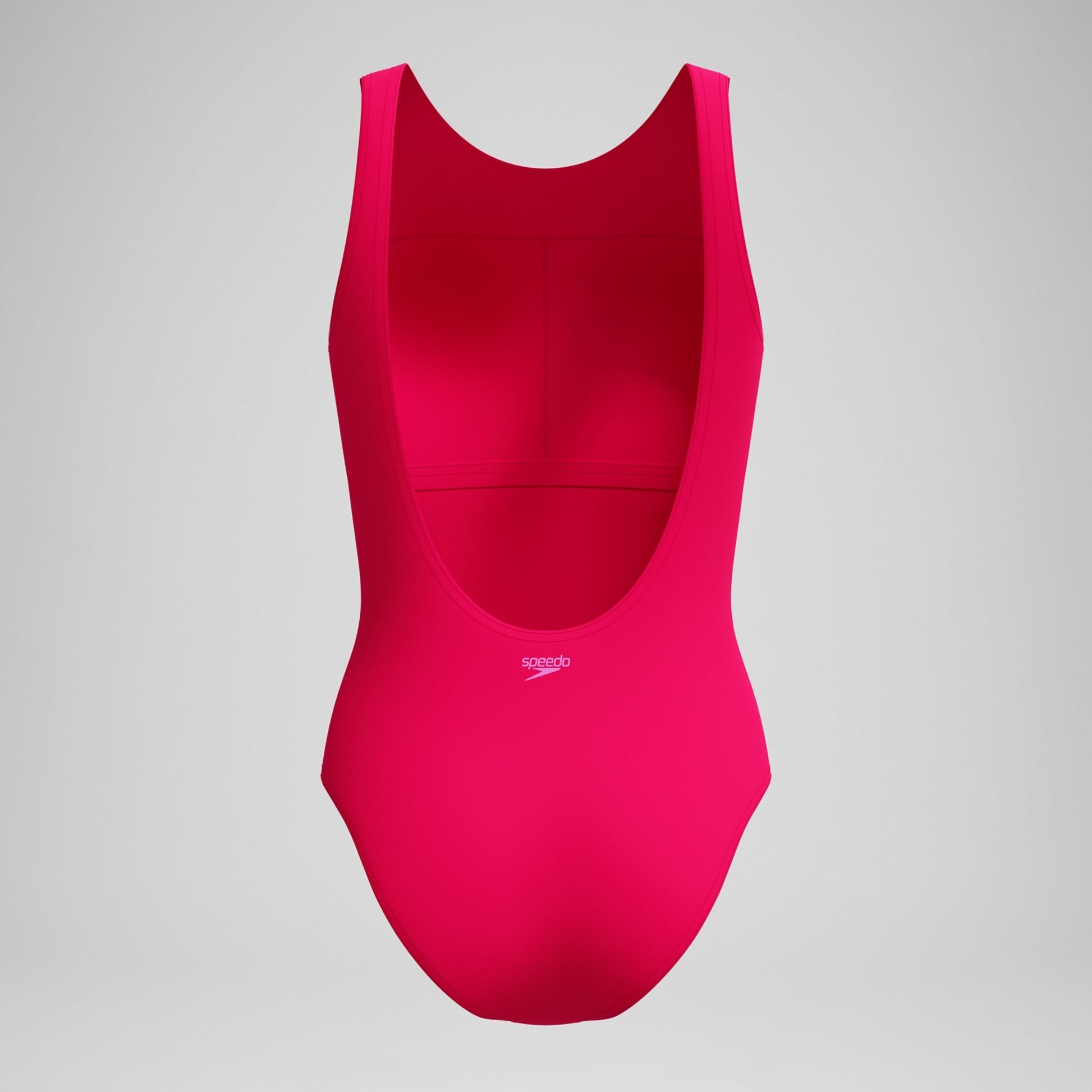 Speedo Women's Solid High Neck One Piece Swimsuit  One Piece Swimsuits  Speedo