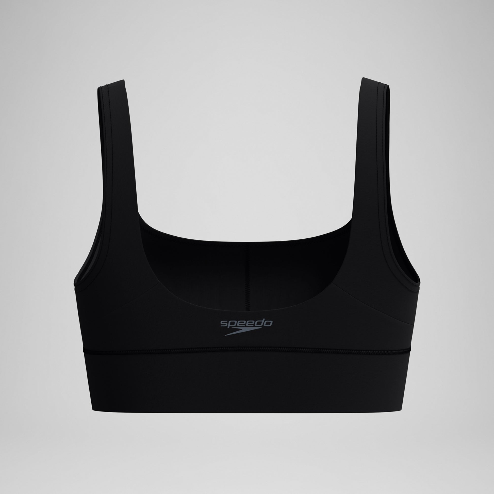 Speedo Women's Solid Square Neck Bikini Top  Bikini Top  Speedo