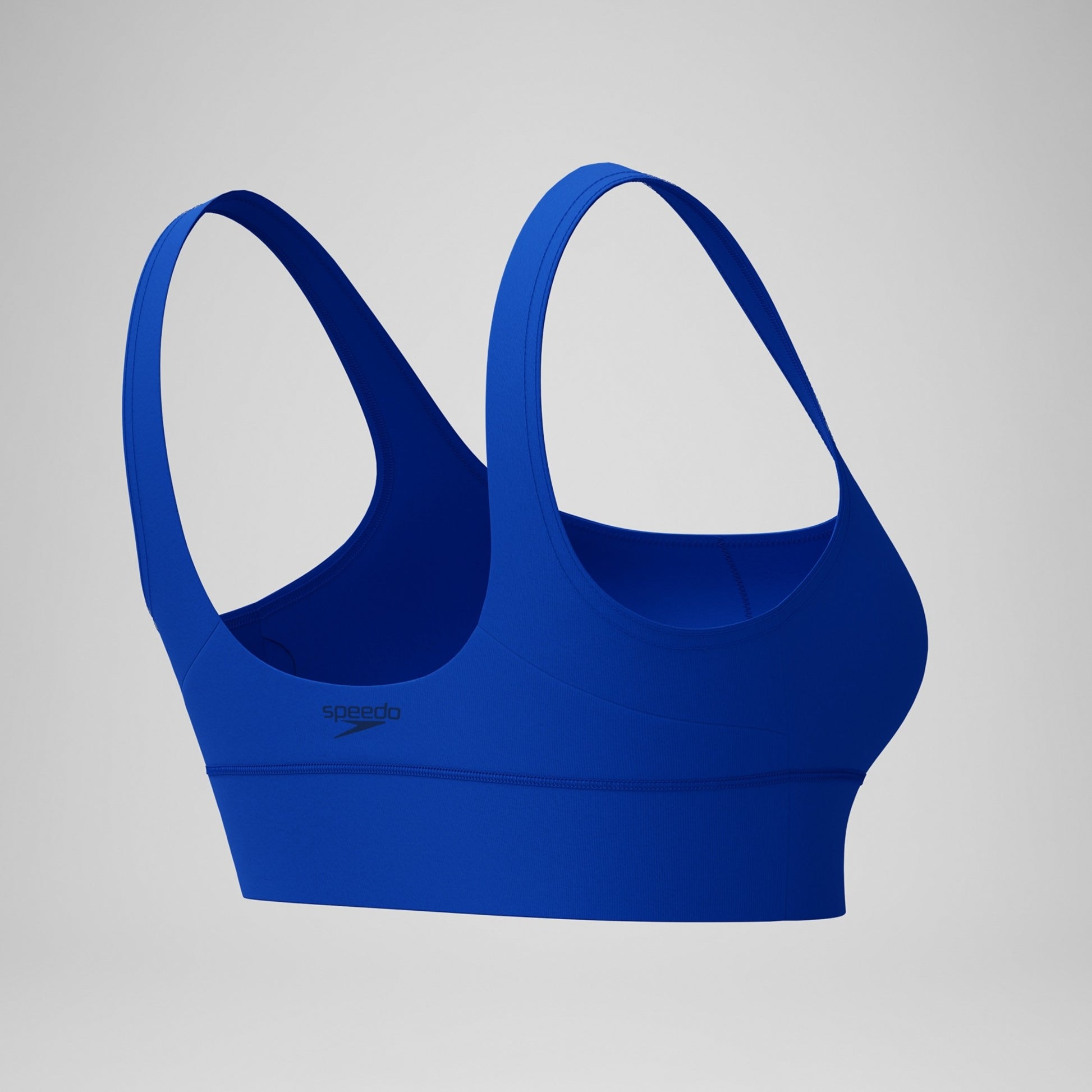 Speedo Women's Solid Square Neck Bikini Top  Bikini Top  Speedo