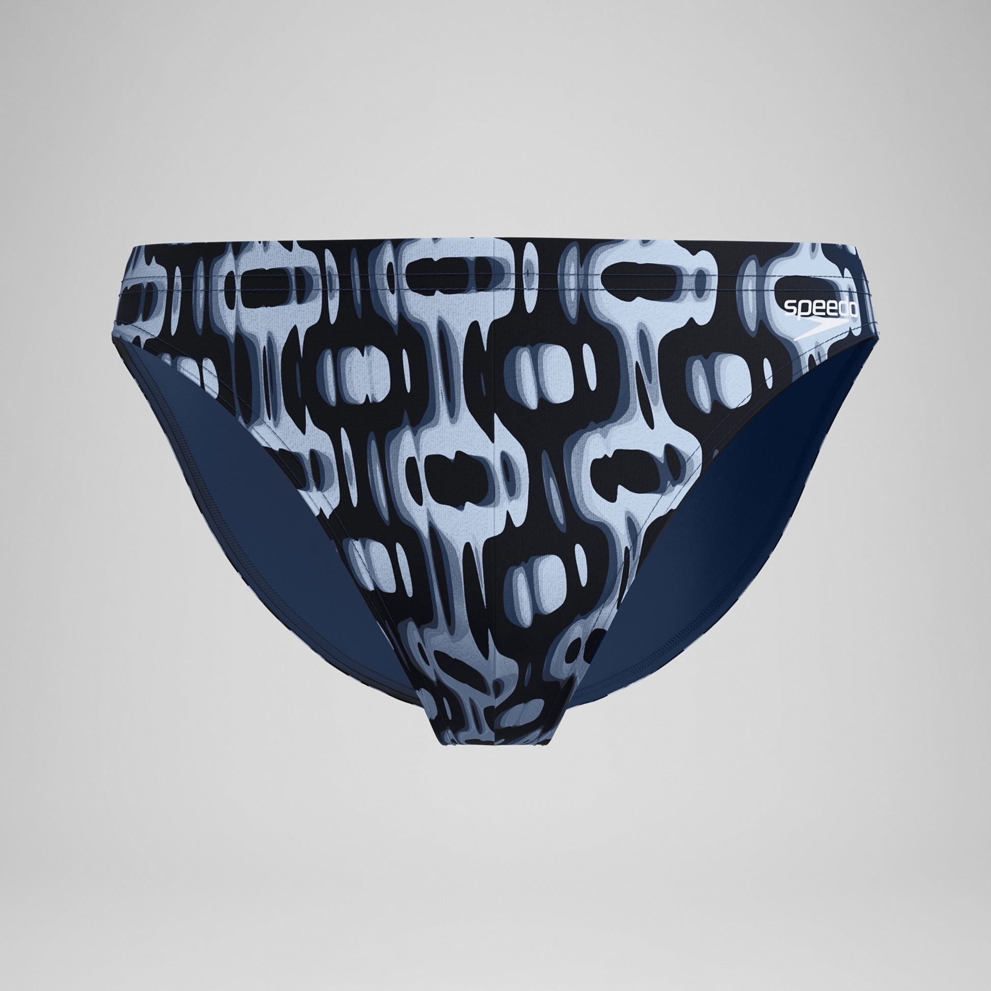 Speedo Men's Print The Speedo Brief 1.5 Inch Swimsuit  Swimming Briefs for Men  Speedo