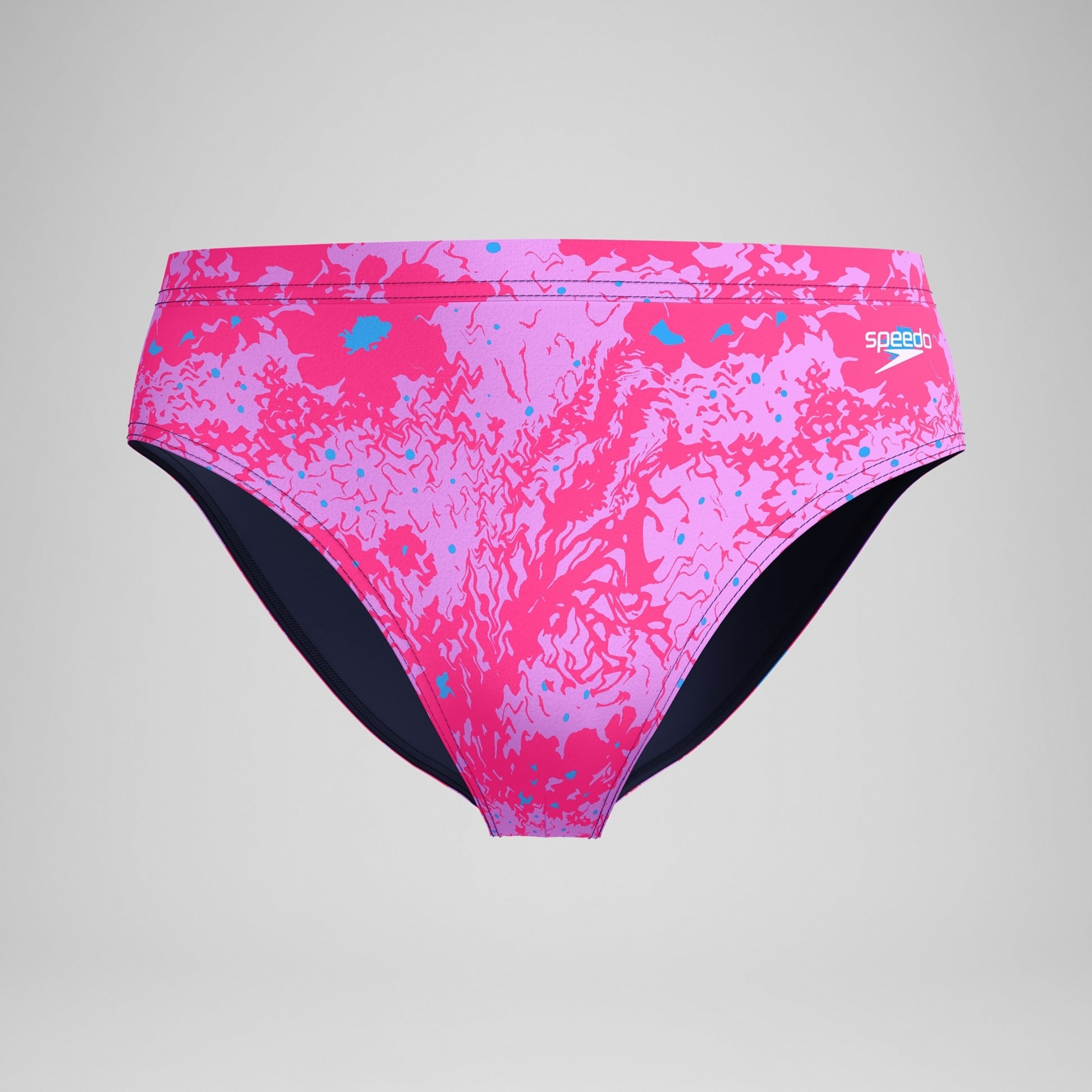 Speedo Men's Print The Speedo 3 Inch Swim Brief  Swimming Briefs for Men  Speedo