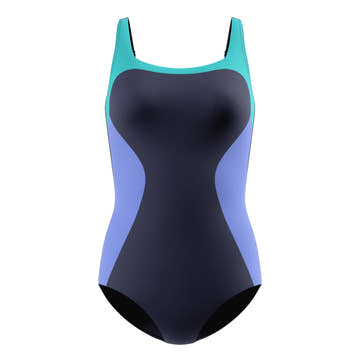 Speedo Women's Colorblock Contour One Piece Swimsuit  One Piece Swimsuits  Speedo