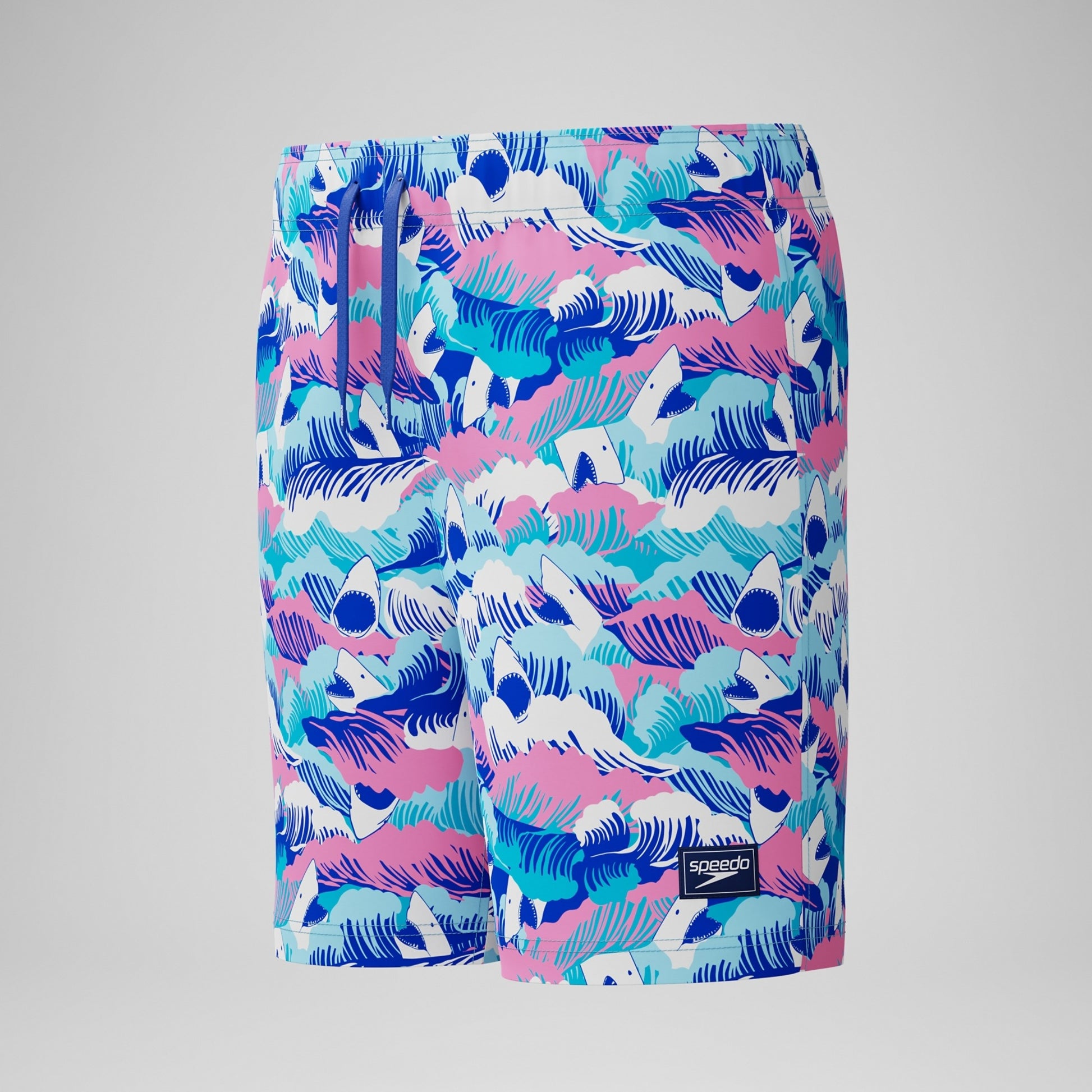 Speedo Boy's Print Swim Volley Shorts 15 Inch  Boys Boardshorts  Speedo