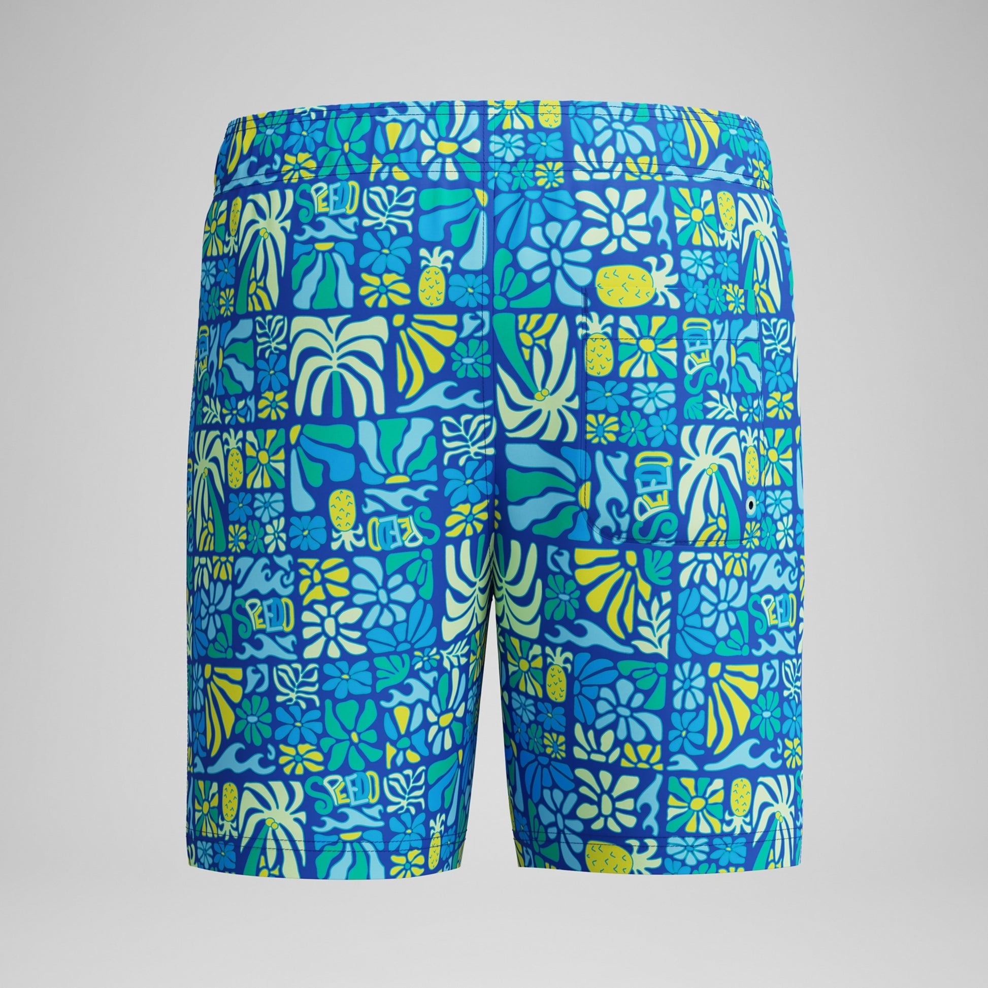 Speedo Boy's Print Swim Volley Shorts 15 Inch  Boys Boardshorts  Speedo