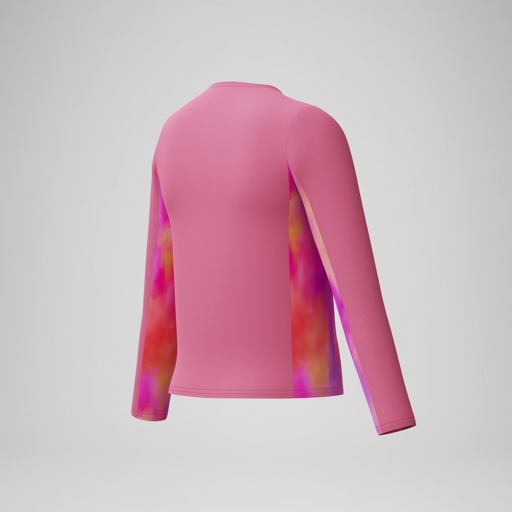 Speedo Girl's Long Sleeve Print Splice Rashguard  Girls Rash Guard  Speedo