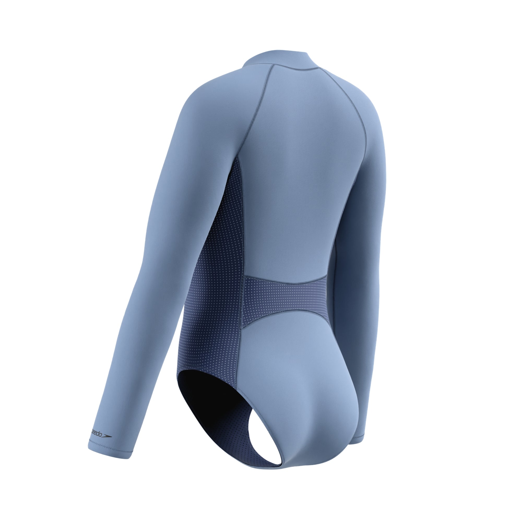Speedo Women's Scuba Flex Long Sleeve Zip One Piece Swimsuit